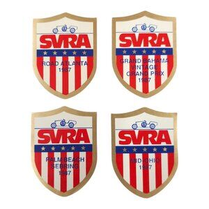 SVRA Grand Bahama Mid Ohio Palm Beach Road Atlanta 1987 Decal Sticker Lot NOS